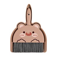 Brosse de balayage portable DS4354 et pelle à poussière avec poils souples, mini pelle à poussière et brosse de table pour enfants