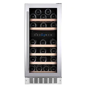 Vinopro – réfrigérateur à vin double Zone, 85L, 32 bouteilles, contrôle de porte, compresseur dans l'armoire, refroidisseur de vin, cave