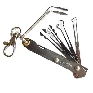 Knife type 4 hook picks,hook lock pick set