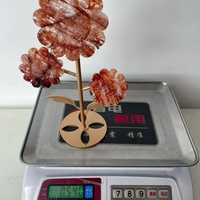 Vente en gros : Artisanat de guérison Reiki en matériaux variés, sculpture de tournesol avec support, pierres précieuses colorées et cristaux pour décoration et cadeau