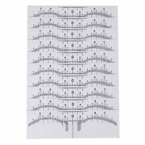 Pochoir à sourcils en plastique imperméable, guide adhésif pour microblading, outil de maquillage permanent, règle à sourcils réutilisable - Product Image 6