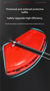 Tondeuse à gazon sans fil 36V ZSGC-3612, débroussailleuse pliable portable, désherbeur multifonctionnel pour jardin ZSGC-3612, batterie au lithium 36V L - Product Image 5