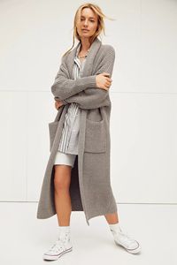 <span class=keywords><strong>Cardigan</strong></span> lavorato a maglia <span class=keywords><strong>lungo</strong></span> grosso spesso oversize per donna - Product Image 6