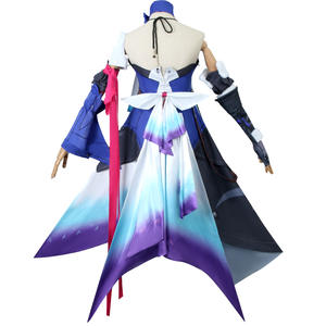 Honkai: Star Rail personnage Seele Cosplay bleu <span class=keywords><strong>costume</strong></span> <span class=keywords><strong>gilet</strong></span> Cosplay <span class=keywords><strong>Costume</strong></span> homme avec nœud manches - Product Image 4