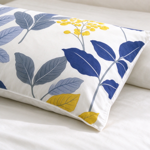 Set Copripiumino Floreale con Stampa Botanica, Set Lenzuola <span class=keywords><strong>Leggero</strong></span>, Biancheria da Letto per Casa e Hotel, Motivo Personalizzabile - Product Image 3