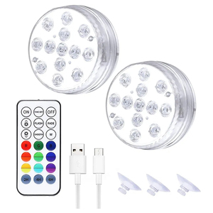 Có thể sạc lại đèn hồ bơi tùy chỉnh ánh sáng AO dưới nước bên nhà sản xuất từ xa không thấm nước OEM ODM chìm dẫn ánh sáng - Product Image 1