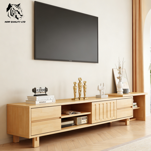 Mueble de TV de Madera Ecológico Moderno con Logotipo Personalizado, Precio de Mayoreo de Proveedor Chino, MOQ Pequeño, para Sala de Estar y Dormitorio - Product Image 4