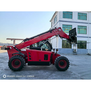 CE EAC EURO5/EPA Telescopic Forklift <strong>Wheel</strong> <strong>Loader</strong> Diesel 4x4 <strong>Loader</strong> with Boom Arm Compact Telehandler <strong>Small</strong> Forklift - Product Image 2