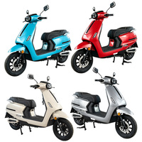 Moto électrique CKD SKD 12 pouces, 2 places, 1100/1300W, vitesse 60 km/h, scooter pour adultes