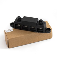 Bloc de distribution d'énergie automobile universel en cuivre 12V 250A goujons de borne de barre omnibus M8 M10 connecteur à vis