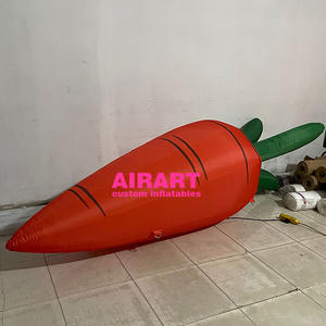 Costume de <span class=keywords><strong>carotte</strong></span> gonflable géant pour la publicité, fruits gonflables de grande taille - Product Image 1