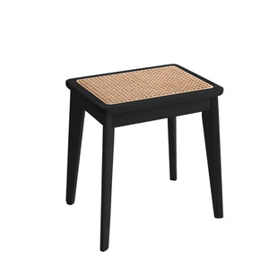 Porte nordique tabouret <span class=keywords><strong>de</strong></span> <span class=keywords><strong>chambre</strong></span> lit fin porter des chaussures rétro repas tabouret véritable rotin tissé en bois massif long <span class=keywords><strong>banc</strong></span> - Product Image 6