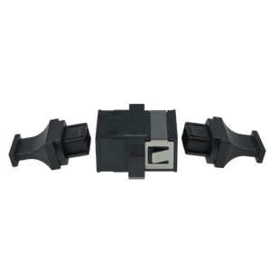 Оптический адаптер-фланец MTP/MPO, 12 волокон, с разъемами Key-Up Key-Up, OM1-OM5, для центров обработки данных, черный, для 4G/5G/WiFi - Product Image 6