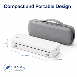 Imprimante thermique portable A4 sans fil, mini-imprimante mobile pour la maison, le bureau, les voyages et les études, fournisseur en gros - Product Image 2