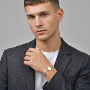 Hot-selling Stainless Steel Men's and Women's <b>Couple</b> <b>Bracelets</b> Round Pendant <b>Bracelets</b>, Customizable with Engraved Logos - Product Image 3