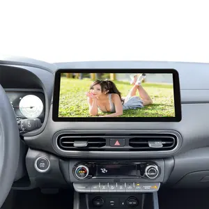 Gerllish - Rádio estéreo para Hyundai Kona, tela Android com áudio, unidade de cabeça GPS para multimídia automotiva, 2018 2019, 2020, 2021, 2022