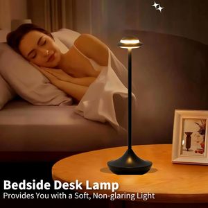 Modern Restaurant Hotel Desk Lamp Cordless Charging <b>Decorative</b> <b>Lighting</b> Led Table Lamp - Product Image 3