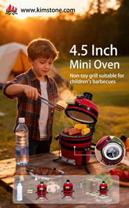 Mini Parrilla de Cerámica de 4.5 Pulgadas, Adorno Decorativo de Mesa, Regalo Personalizado al por Mayor, Ahumador de Carbón para Acampar al Aire Libre - Product Image 6