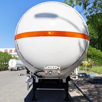 Prix d'usine Semi-remorque citerne à gaz GPL en acier 3 essieux 60000 litres pour le transport de GPL/Propane