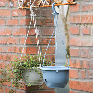 10inch Hanging <b>Planters</b> Flower Pots Outdoor Planting or Storage for All House Plants,Flowers,Herbs, African Violets - Product Image 1