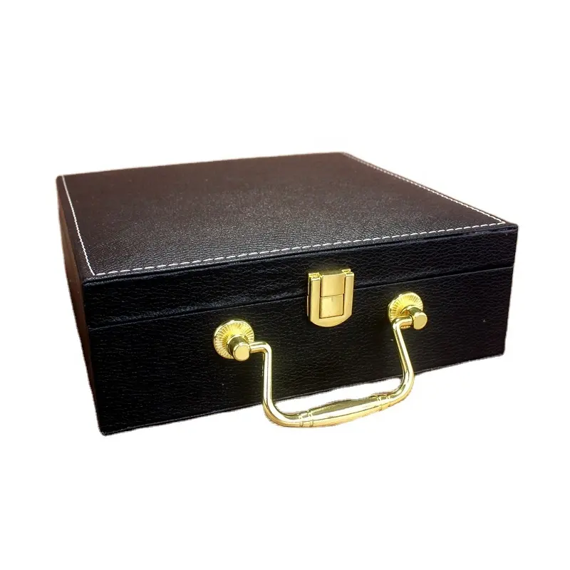 Customized manufacturers high-grade matte PU lychee grain leather belt Box Packaging
