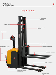 פשוט 1 טון 1.5 טון 5 מ '6m 2ton 2 טון 2 טון סוללה מעלילית מעלית מלגזה 500 ק "ג 600 ק" ג 1000 ק "ג 1200 ק" ג 1500 ק "ג - Product Image 2