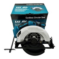 Vente directe d'usine, scie circulaire électrique industrielle portative à une main, 21V, batterie lithium sans balais, 7 pouces