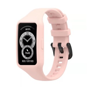Bracelet de montre de remplacement en silicone pour <span class=keywords><strong>Huawei</strong></span> <span class=keywords><strong>Band</strong></span> 6 et Honor <span class=keywords><strong>Band</strong></span> 6 Bracelet de remplacement - Product Image 4