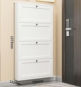 <span class=keywords><strong>Meuble</strong></span> moderne à chaussures en acier à 4 niveaux <span class=keywords><strong>Meuble</strong></span> d'entrée en métal de luxe pour la maison, l'hôtel ou l'appartement pour le salon - Product Image 5