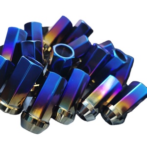 Alta qualità Gr5 auto da corsa M14 titanio ruota alette dadi - Product Image 3