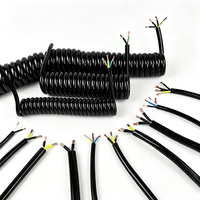 Câble spiralé PUR TPU 2-6 conducteurs, câble électrique flexible rétractable, câble d'alimentation 2,5 mm²-10 mm²