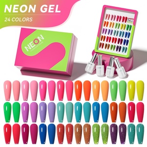 JTING Nouvelle Collection de Couleurs Gel Néon au Design Incomparable, Coffret de 24 Pièces, Livre de Couleurs Gratuit, Vernis à Ongles Gel Haute Pigmentation - Product Image 1