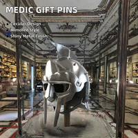 Instruments médicaux Thermomètre Injecteur Ambulance Stéthoscope Infirmière Médecin Cadeau Médicaments Broches Métal poli