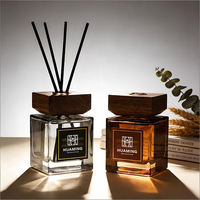 Diffuseur de parfum d'ambiance personnalisé pour salon et hôtel, huile essentielle, flacon en verre, longue durée, désodorisant d'air, ensemble diffuseur à bâtonnets