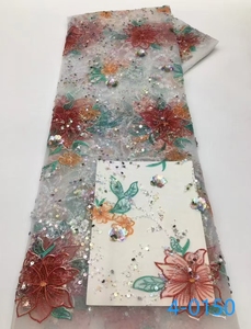 <span class=keywords><strong>2025</strong></span> New Arrival Sản Phẩm Phong Cách Lấp Lánh Sang Trọng Phi Vải Ren Với Ngọc Trai Đẹp Lưới Ren Vải Cho Váy Cô Dâu - Product Image 5