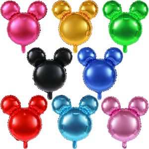 Ballons en aluminium Mylar en forme de tête d'ours de dessin animé pour fête, baby shower, anniversaire d'enfants et décoration de fête pour enfants - Product Image 1