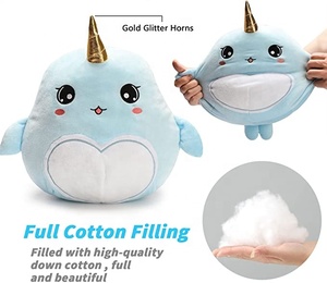 Peluche <span class=keywords><strong>Unicorno</strong></span> Narvalo da 15 Pollici, Morbido Peluche Mamma Balena con 3 Cuccioli <span class=keywords><strong>Unicorno</strong></span>, Giocattolo Regalo per Bambini, <span class=keywords><strong>Cuscino</strong></span> Narvalo - Product Image 2