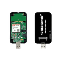 Adaptador de Red Inalámbrico 4G LTE USB Dongle CAT1 A7670E, Compatible con VOLTE, TEL, SMS, IOT, Comandos de Voz, con Tarjeta SIM