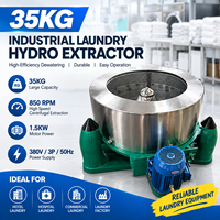 Extracteur d'eau industriel 35 kg, machine de déshydratation centrifuge pour blanchisserie commerciale