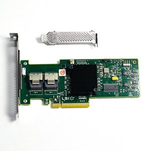 LSI 6Gbps SAS HBA LSI 9240-8i = (9211-8I) โหมดIT ZFS <span class=keywords><strong>FreeNAS</strong></span> unRAID + 2* สายpcie x8โจมตีคอนโทรลเลอร์การ์ดสําหรับBroadcom - Product Image 3