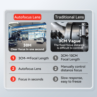 Caméra d'endoscopie à articulation bidirectionnelle, boroscope articulé, caméra d'inspection avec lumière pour les mécaniciens automobiles et aéronautiques
