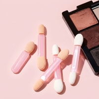 LMLTOP Vente en gros – Applicateur de fard à paupières double face 8-en-1 avec éponge haute élasticité – Pinceau à fard à paupières portable – Outils de maquillage pour les yeux