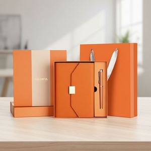 Custom Logo Leather Refillable Notebook Gift Set Luxury <b>A5</b> Planner 2026 New Arrival Agenda 6 Ring Glod Binder Journal <b>Diary</b> - Product Image 5