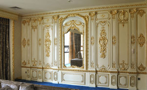 Panneau mural 3D en plastique PU de luxe européen Banruo, moulage mural - Product Image 3