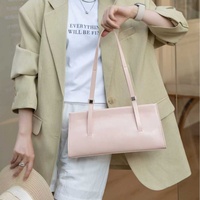 Sac fourre-tout de luxe en cuir véritable East West pour femme, grande capacité, sac à bandoulière, design minimaliste, sac de travail en cuir de vachette souple