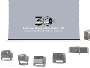 ÉCRANS DE <span class=keywords><strong>PROJECTION</strong></span> MOTORISÉS SCREEN PRO Anti Laser Speckle 3C <span class=keywords><strong>Gris</strong></span> 3D Ultra HD ALR à Tension par Tablier pour Montage Mural/Plafond - Product Image 5