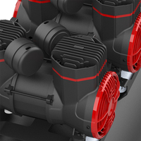 Compresseur d'air portable mini électrique à piston sans huile VETEX avec pompe de 200 L et consommation d'air de 480 L/min pour l'exploitation minière du CO