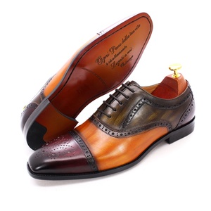 <span class=keywords><strong>Scarpe</strong></span> Oxford da <span class=keywords><strong>Uomo</strong></span> in Vera Pelle Fatte a Mano, Altre <span class=keywords><strong>Scarpe</strong></span> Formali Trendy per <span class=keywords><strong>Uomo</strong></span>, Nuova Moda 2021, Colori Misti - Product Image 6