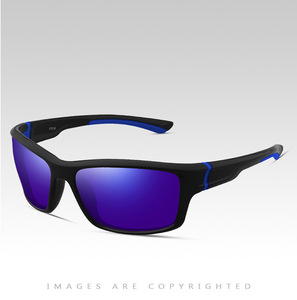 Lunettes de soleil sport rétro de haute qualité pour hommes, logo personnalisé, UV400, <span class=keywords><strong>pare</strong></span>-<span class=keywords><strong>brise</strong></span> disponible, bleu, blanc, or, rouge, PC pour l'extérieur - Product Image 2