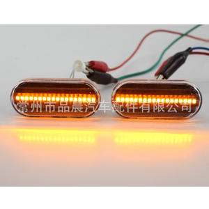 Luces Laterales LED Volkswagen L068 Blancas y Negras con Luz Fluida, Señal de Giro Retrofit para Golf 4, Bora, Passat B5 - Product Image 2